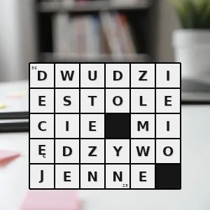 Hasło krzyżówkowe okres między 1918 a 1939 rokiem - dwudziestolecie międzywojenne – rozwiązanie, synonimy, podpowiedzi i definicje krzyżówkowe